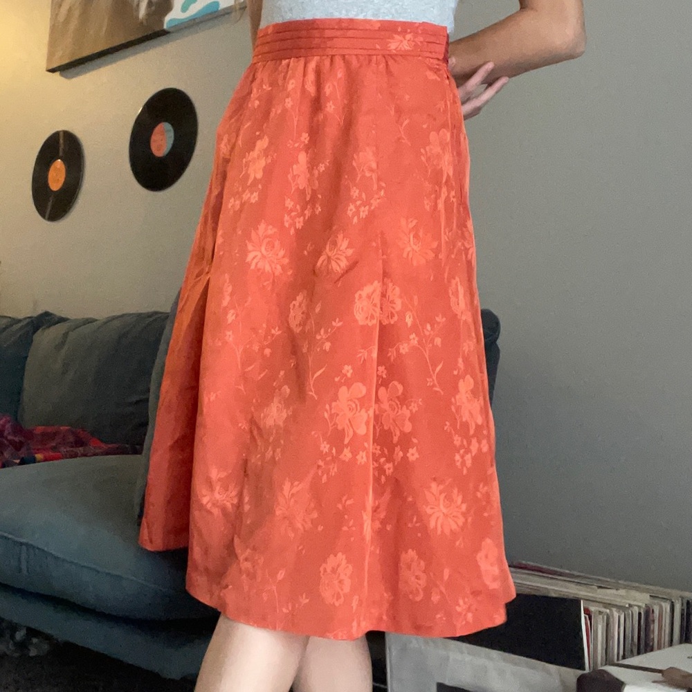 Silk Patterned Skirt